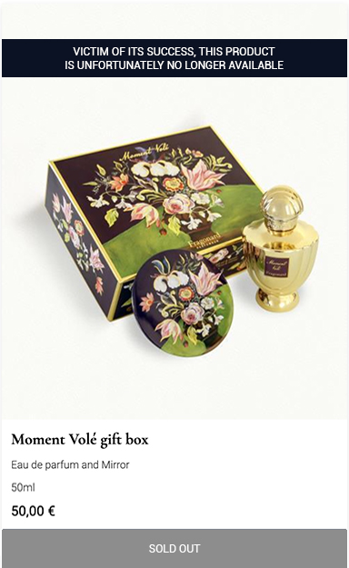 Rupture EDP Moment vole EN - Fragonard