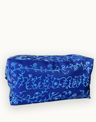 A toiletry bag