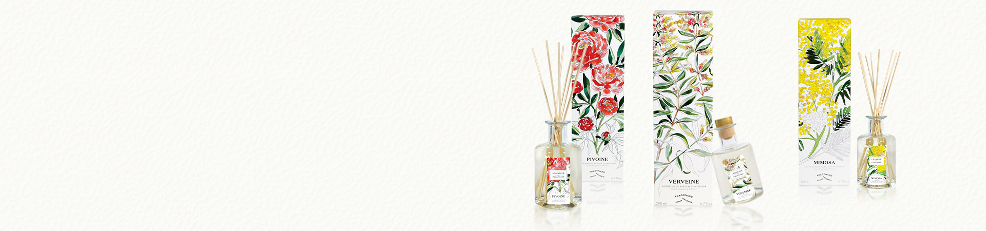 FRAGONARD'S HERBARIUM DIFFUSERS