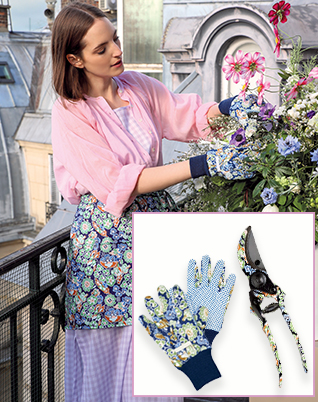  L'ensemble de jardinage (gants + sécateur) Floralie