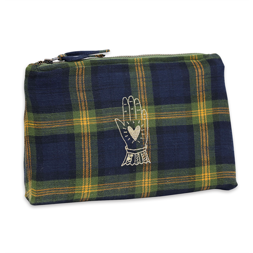 Checkered Pouch