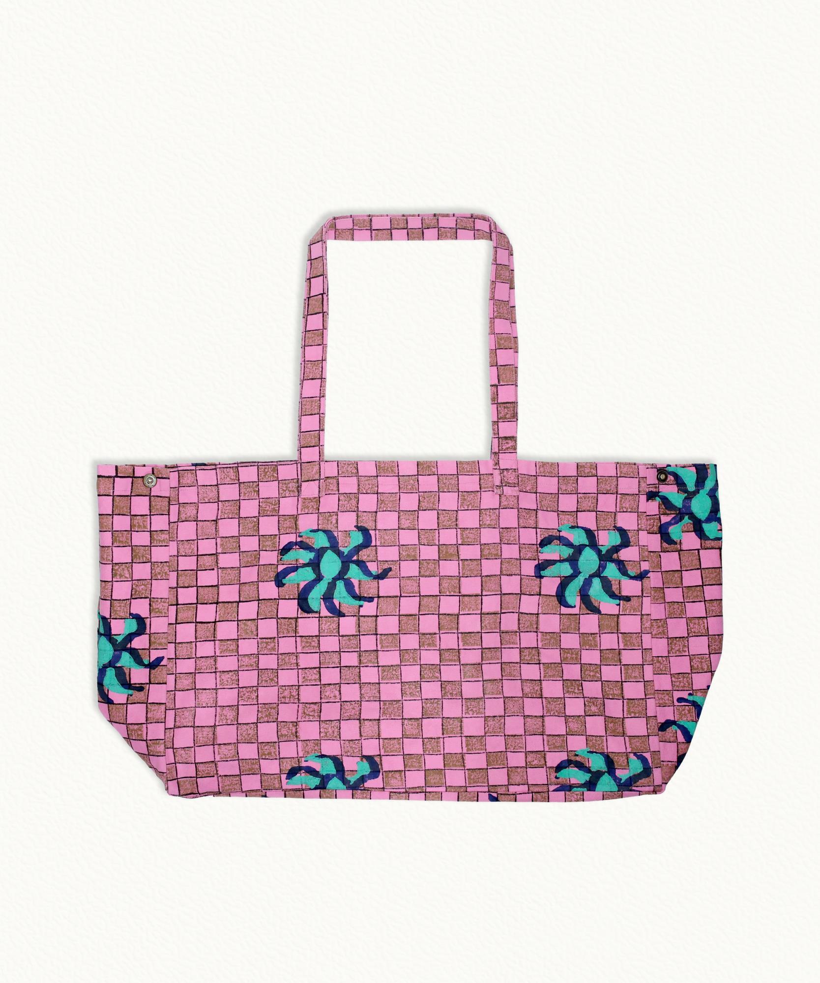 Mihai Damier Bag 68 × 17 × 34,5cm Pink Fragonard - 45,00 €