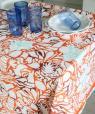 Alegria orange tablecloth