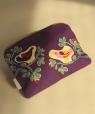 Pochette en toile de coton Fleur Folk