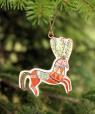 Cheval Fleuri hanging ornament