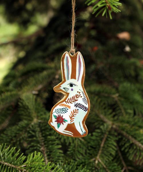 Féerie d' Hiver Lapin hanging ornament