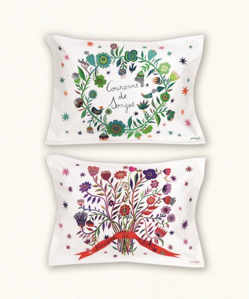 Set of 2 Couronne pillowcases