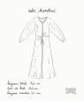 Robe en coton Karolina imprimé Rétro