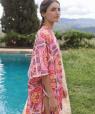 Kimono en coton imprimé Mayanka Suzani