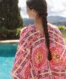 Kimono en coton imprimé Mayanka Suzani