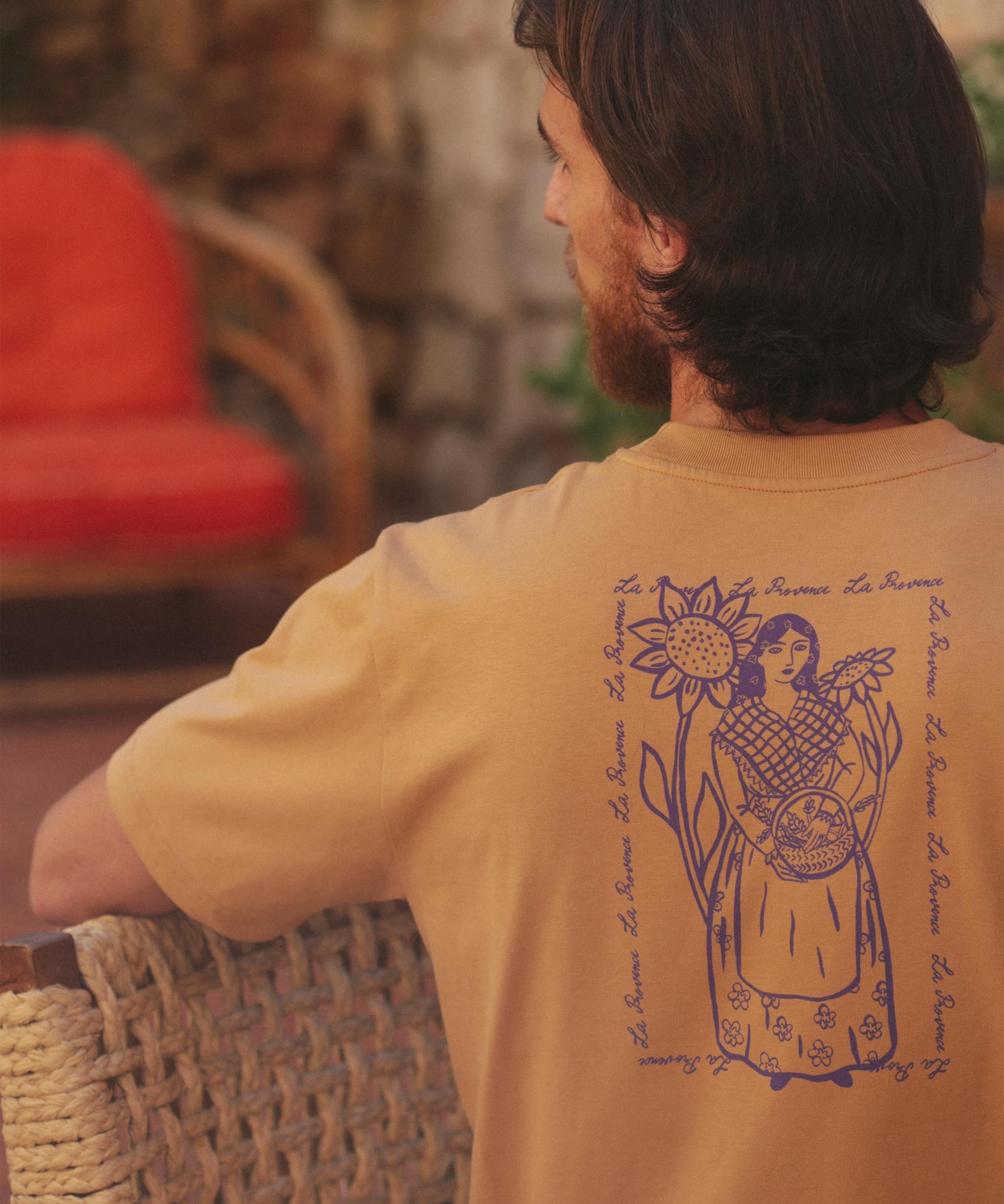 Camiseta La Provence 100% algodón camello Fragonard - 55,00