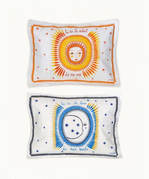 2 fundas de almohada Soleil de Minuit