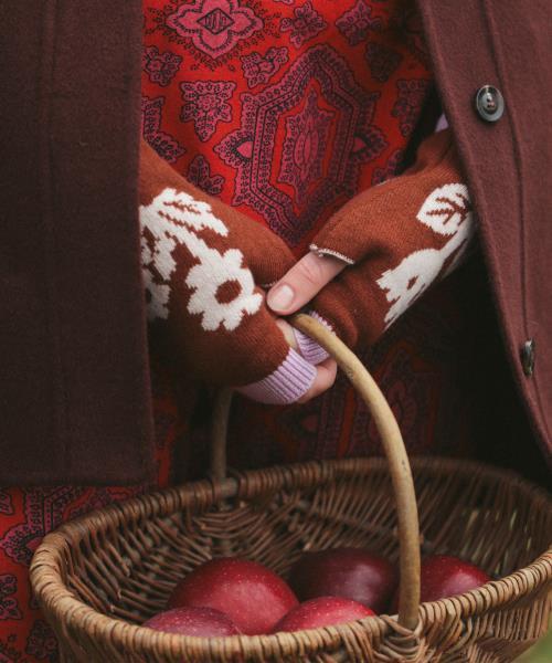 Handstulpen Fleurs d' Hiver