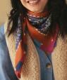 Square scarf Galon Baltique