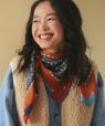 Square scarf Galon Baltique