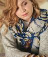 Chiens de Traineaux wool shawl