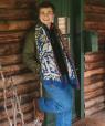 Chiens de Traineaux wool shawl