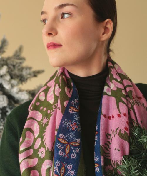 Chiens de Traineaux wool shawl