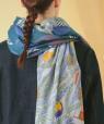 Joyeux Sapin wool shawl
