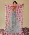 Joyeux Sapin wool shawl