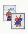 Lot de 2 Torchons Contes lapons
