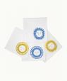 Lot de 4 Serviettes de table Soleil d' Hiver