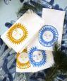 Lot de 4 Serviettes de table Soleil d' Hiver
