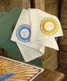 Lot de 4 Serviettes de table Soleil d' Hiver
