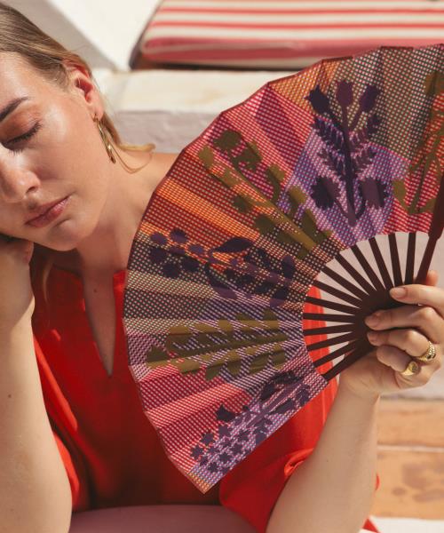 Eventail Jardin Fantastique