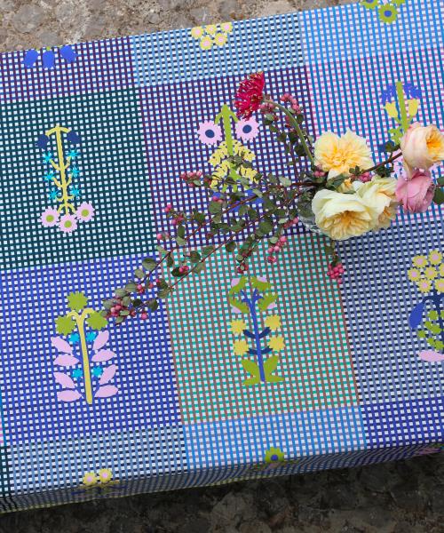 Mantel Jardin Fantastique azul