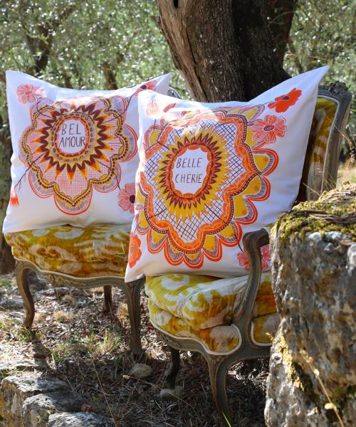 2 fundas de almohada Bel Amour