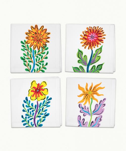 4 servilletas Jardin Fantastique