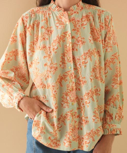 Blusa Anika de algodón con estampado Toile d’ Oranger