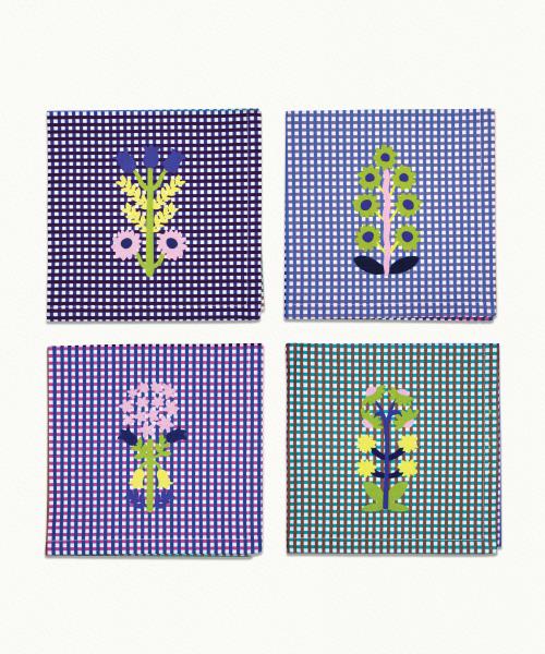 4 servilletas Jardin Fantastique